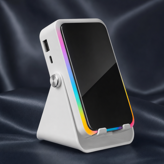 Wireless Audio Speaker Stand with Power Bank